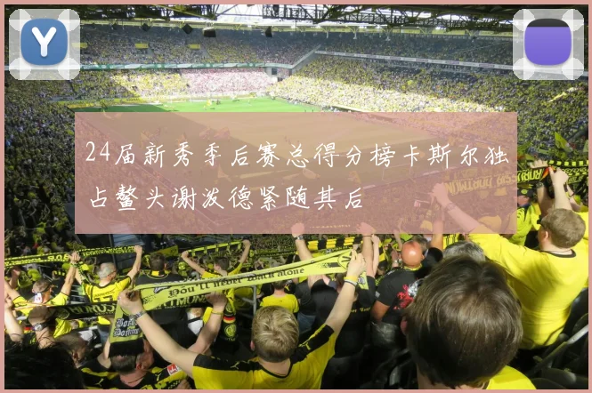 24届新秀季后赛总得分榜卡斯尔独占鳌头谢泼德紧随其后